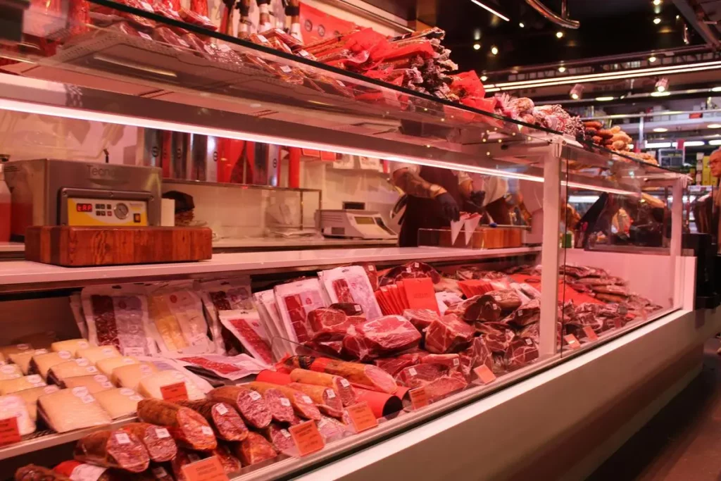 Cartes de la carne en inglés